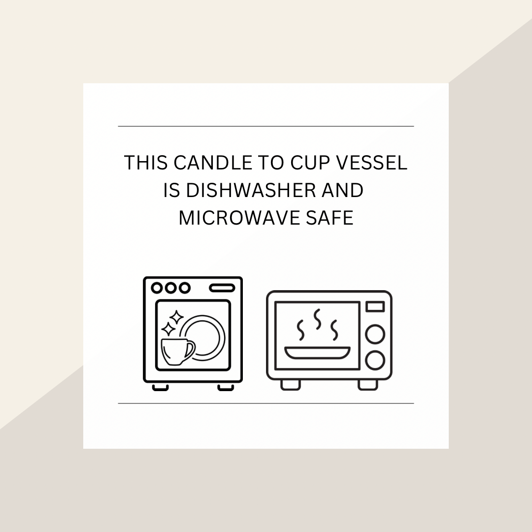 White Pumpkin Mug Candle | falling leaves