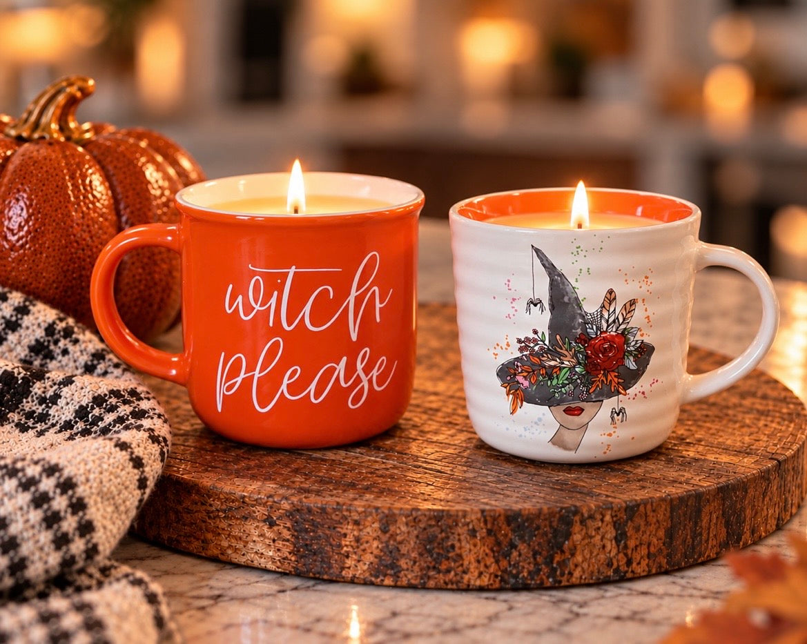 Enchanted Witch Mug Candle | Witches Brew - spicy chai & warm vanilla