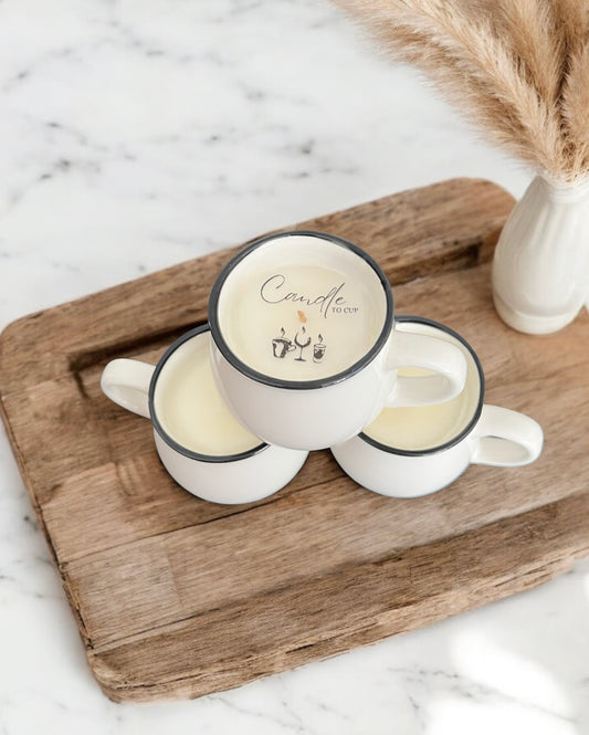 Coffee Mini Mug Candle Set