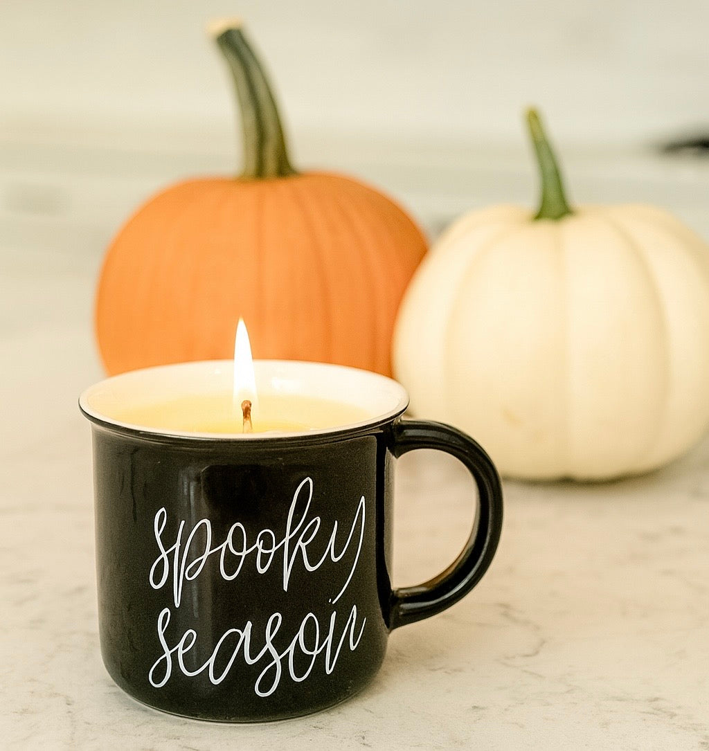 Spooky Season Mug Candle | apple cider crumble