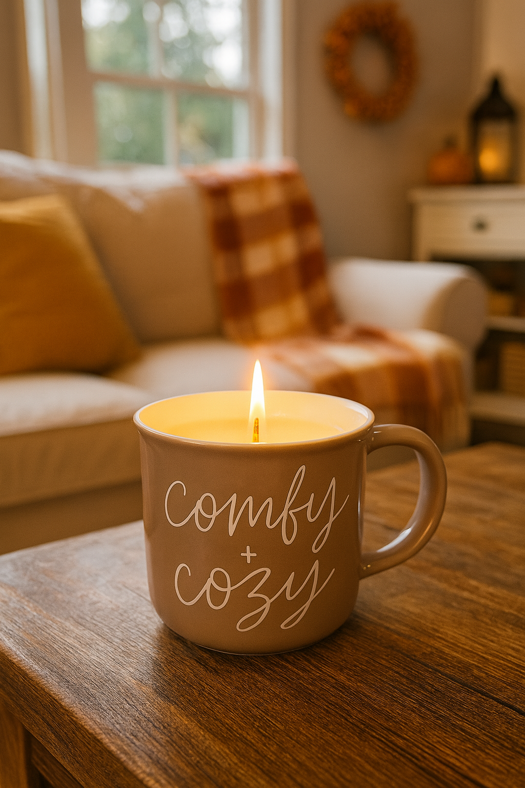 Comfy + Cozy Mug Candle | vanilla cashmere