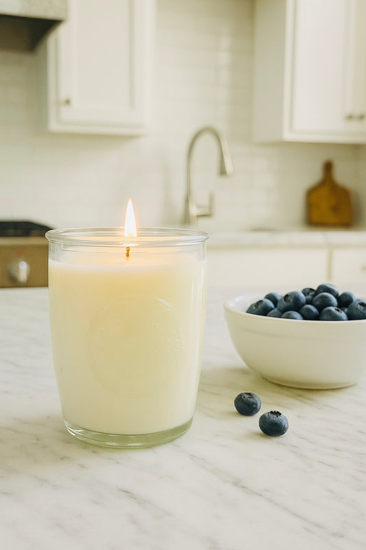 Mason Tumbler Candle | blueberry crumble