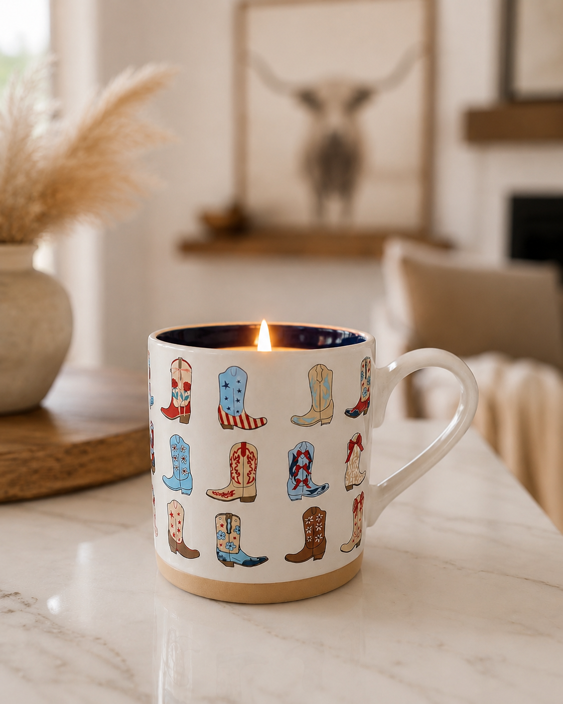 Cowgirl Boot Mug | Spiced Apple Pie
