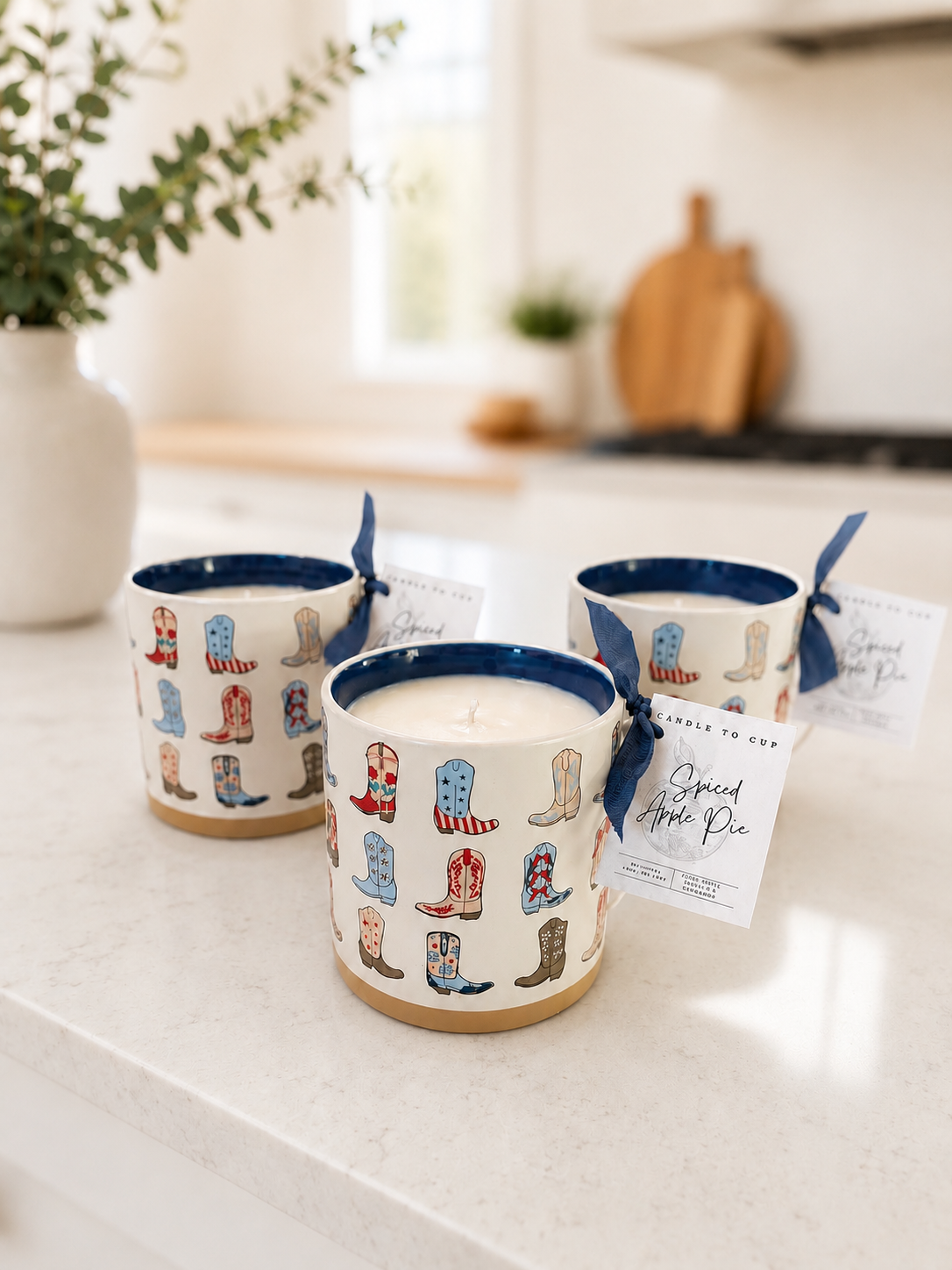 Cowgirl Boot Mug | Spiced Apple Pie