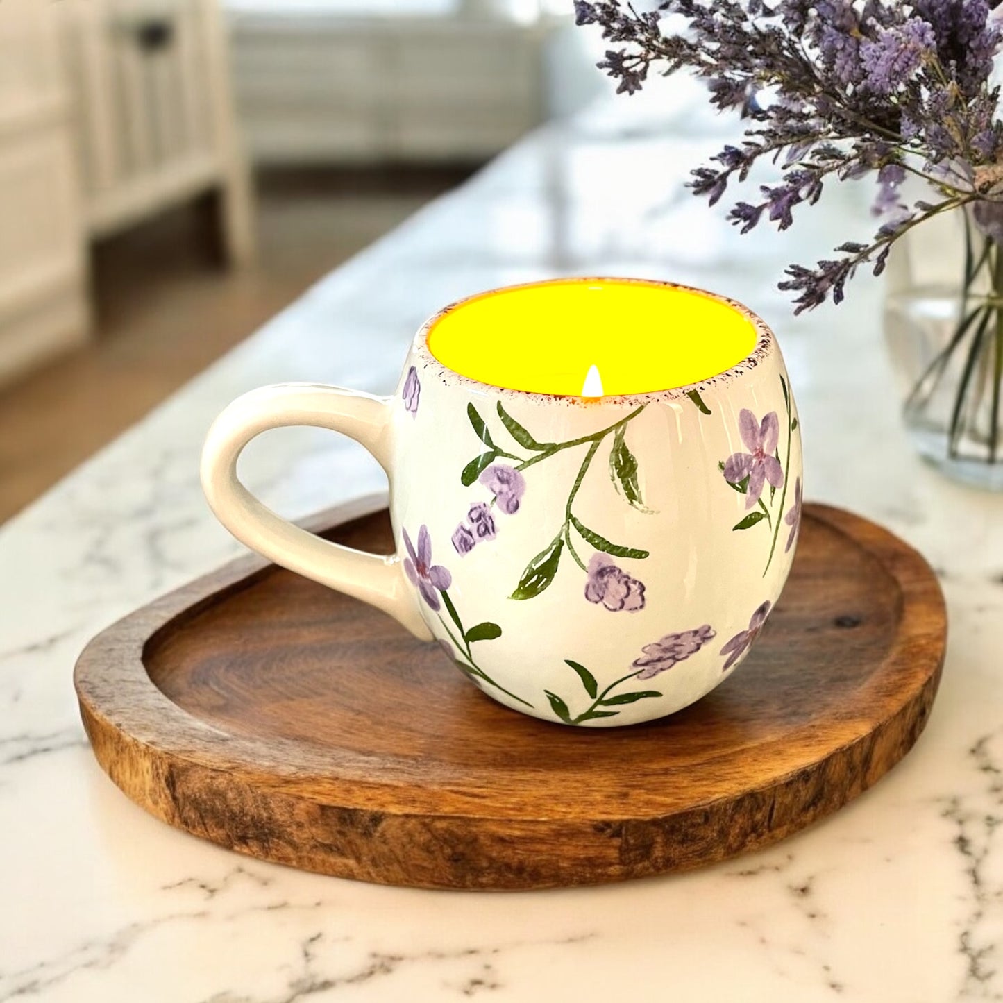 Lavender Mug Candle