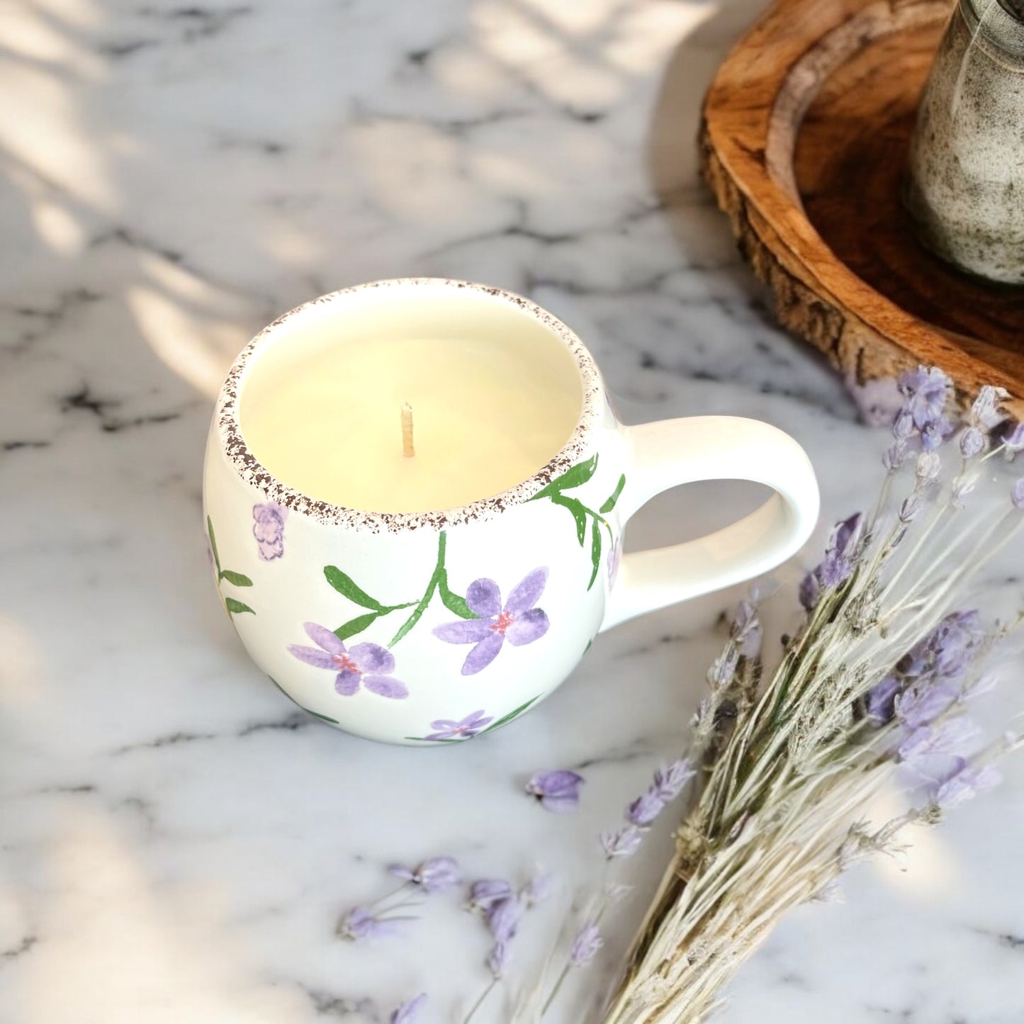 Lavender Mug Candle