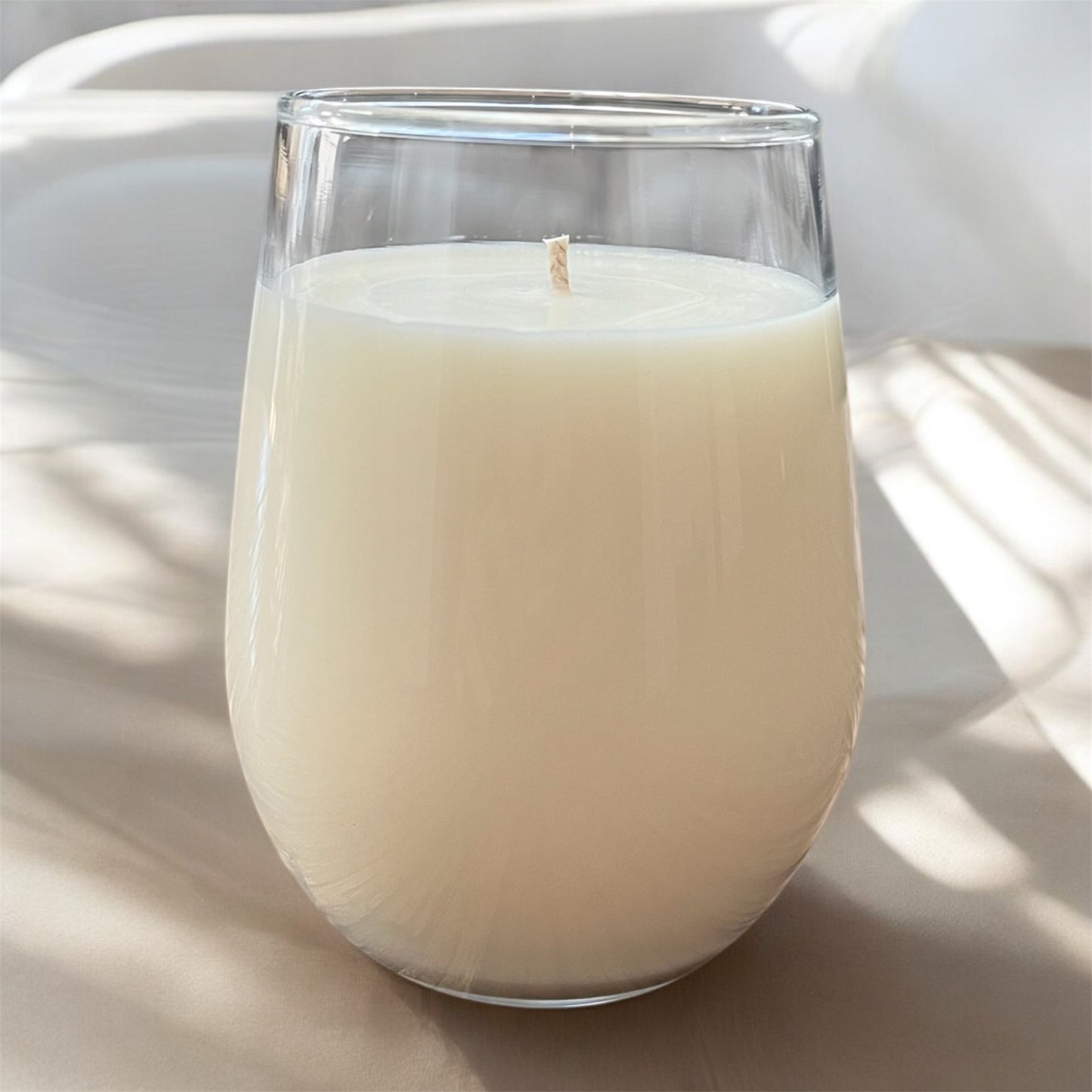 Stemless Wine Glass Candle