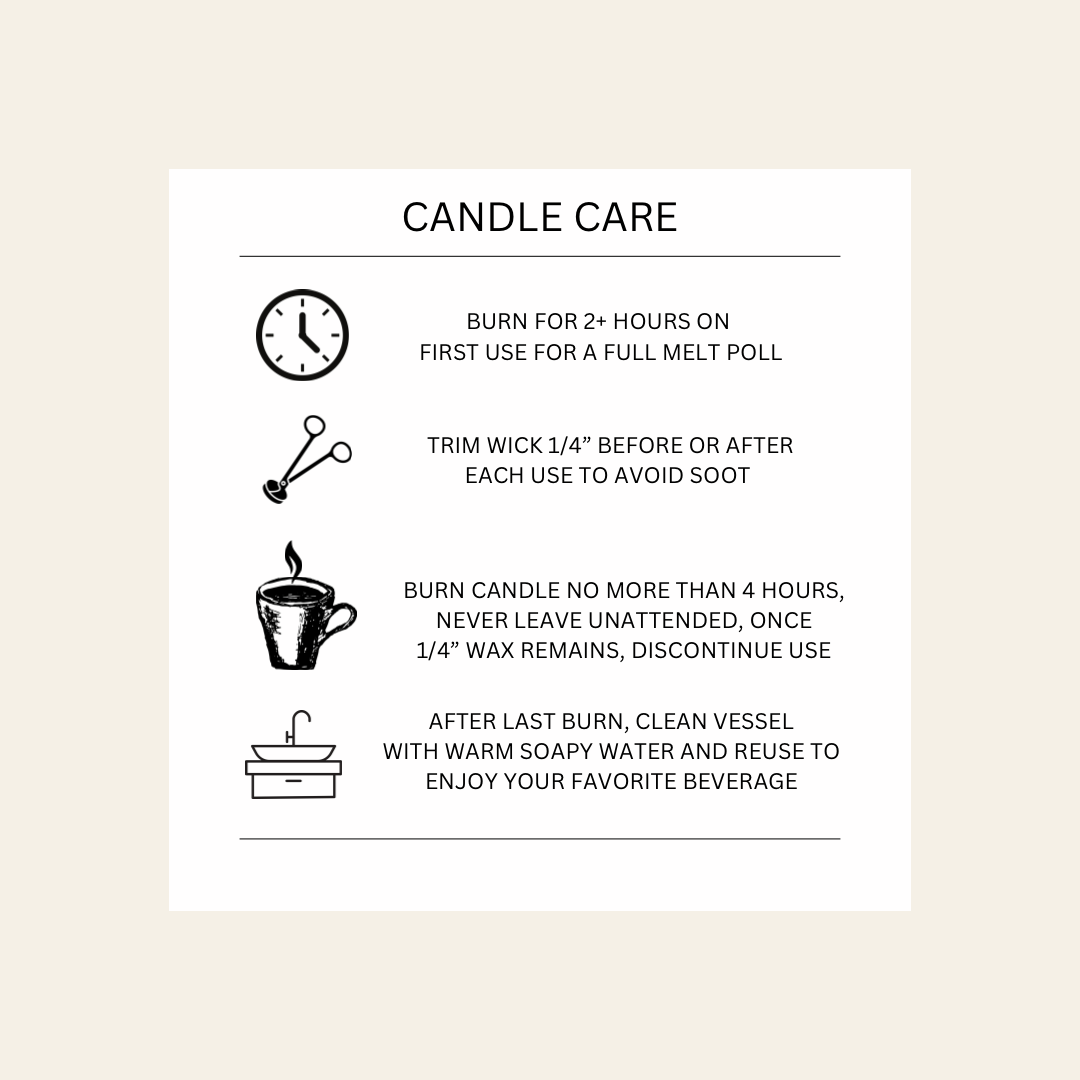 Stemless Wine Glass Candle